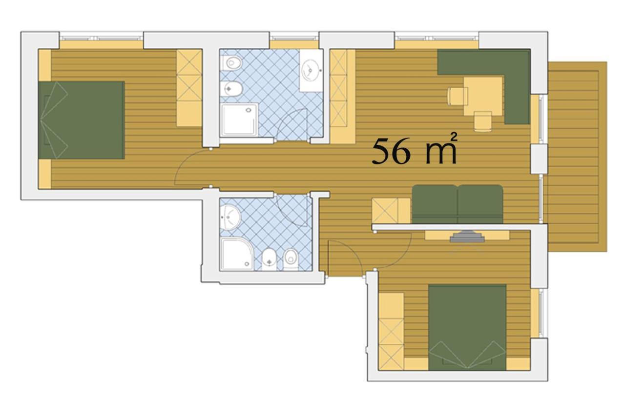 Residence Lersc Badia (South Tyrol) Exterior foto